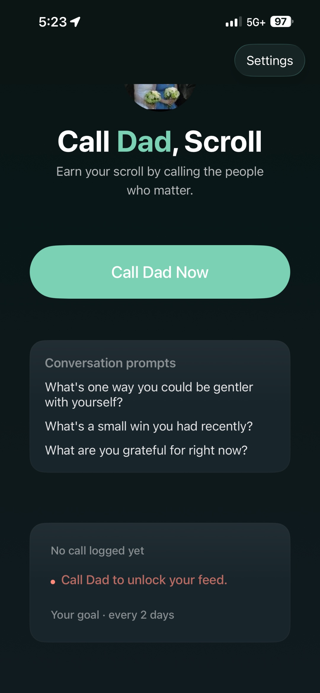 Call Scroll locked screen